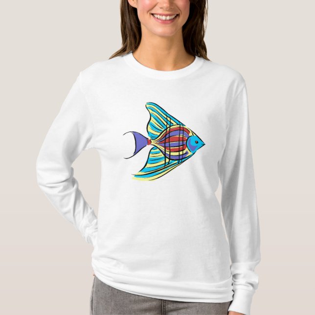 Camiseta Pescados tropicales (Anverso)