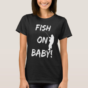 Camiseta Pescando bebé Accesorios de pesca divertidos cu