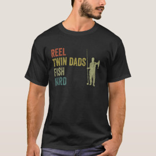 Camiseta Pescando con gemelos, Carrete Vintage Los papás ge
