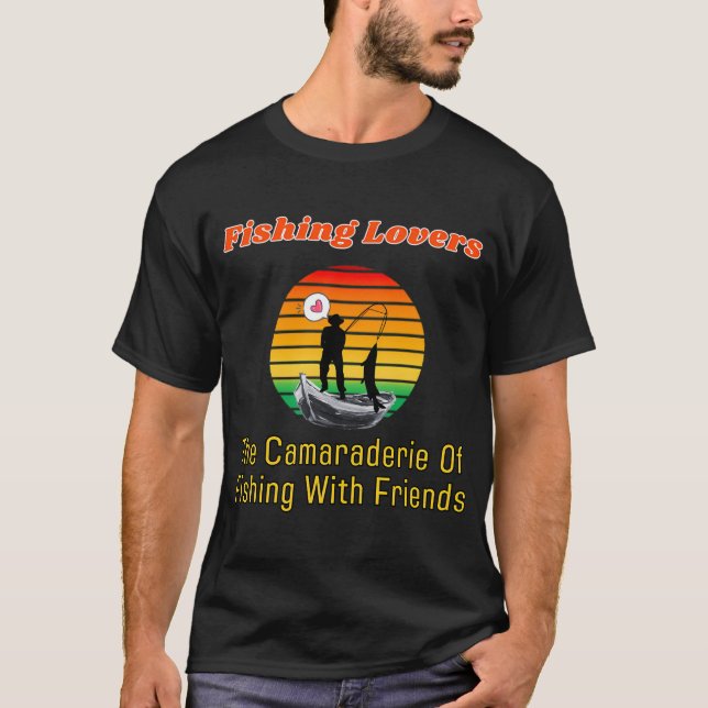 Camiseta Pescando Conmigo Mi Amigo (Anverso)