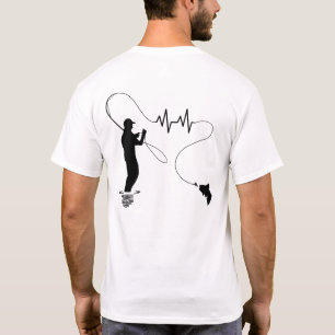 Camiseta Pescando Corazón Late Pesca con Mosca 