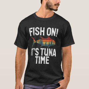 Camiseta Pescando, es hora de atún, pesca de atún