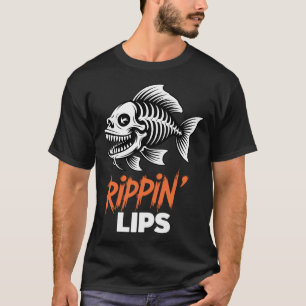 Camiseta Pescando Labios Rotos Huesos de Pescado
