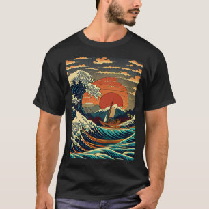 Camiseta Pescando Lubina Pescador Papá USA Bandera American