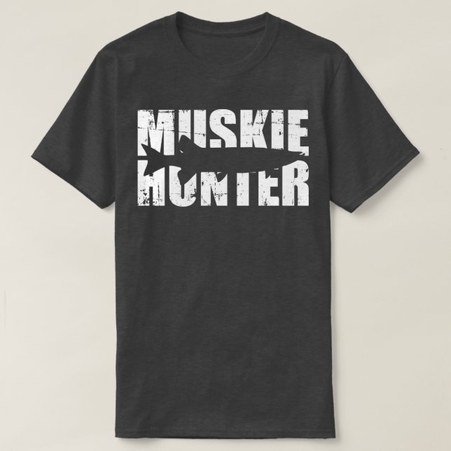 Camiseta Pescando moskie Hunter (Diseño del anverso)