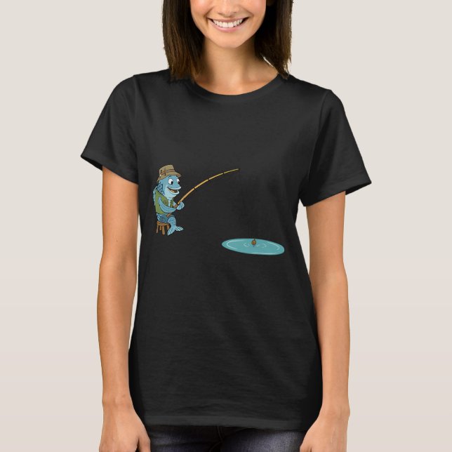 Camiseta Pescando peces (Anverso)