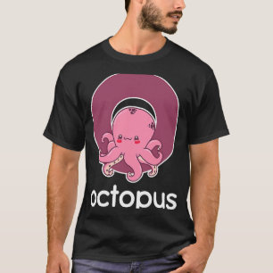 Camiseta Pescando Pulpo Alfabeto Tentáculo Calamar