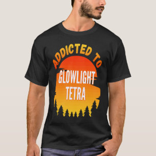 Camiseta Pescando Tetra Luz Brillante Adicto a Luz Brilla