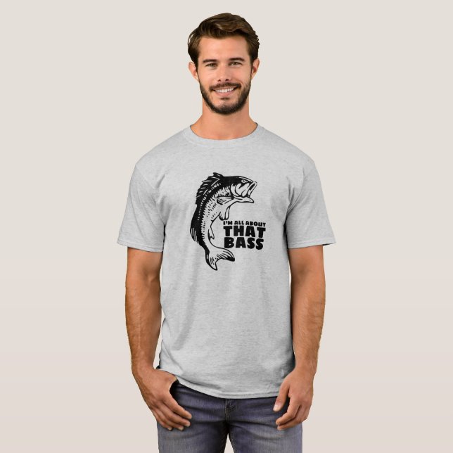 Camiseta PESCANDO TODOS SOBRE ese BAJO DIVERTIDO (Anverso completo)