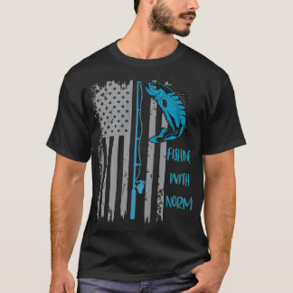 Camiseta Pescar con Norm - Bandera Americana -