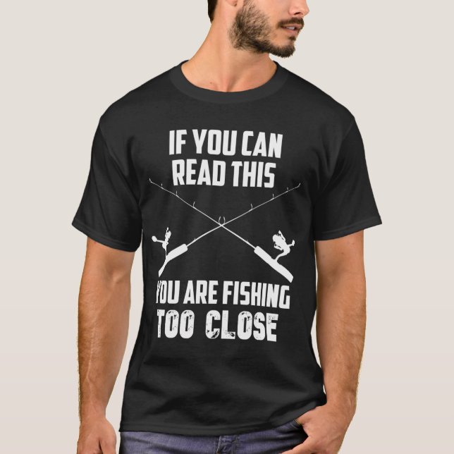 Camiseta Pescar demasiado cerca (Anverso)