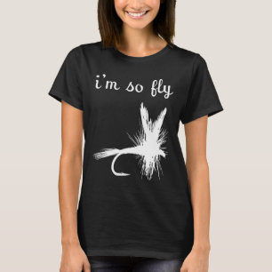 Camiseta Pescar Divertido con Mosca