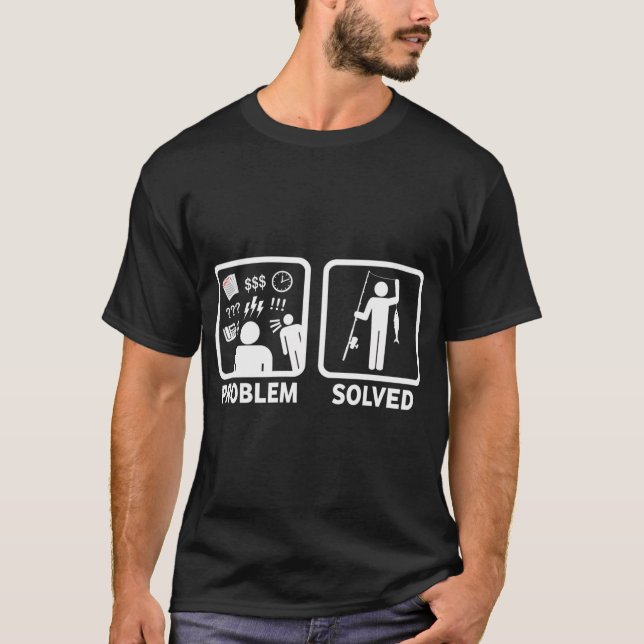 Camiseta Pescar Divertido Estresado (Anverso)