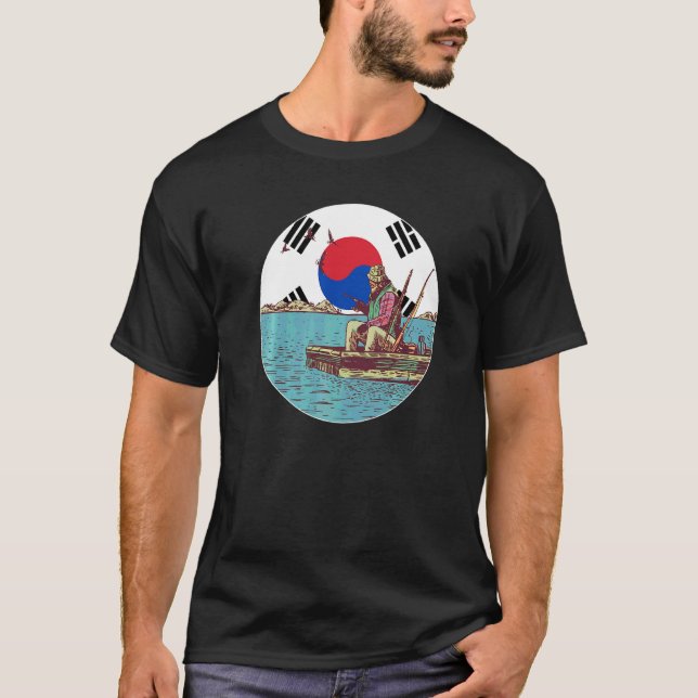 Camiseta Pescar En Corea Del Sur  Corea Pesca (Anverso)