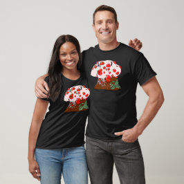 Camiseta Pescar en la seta diente sangrante