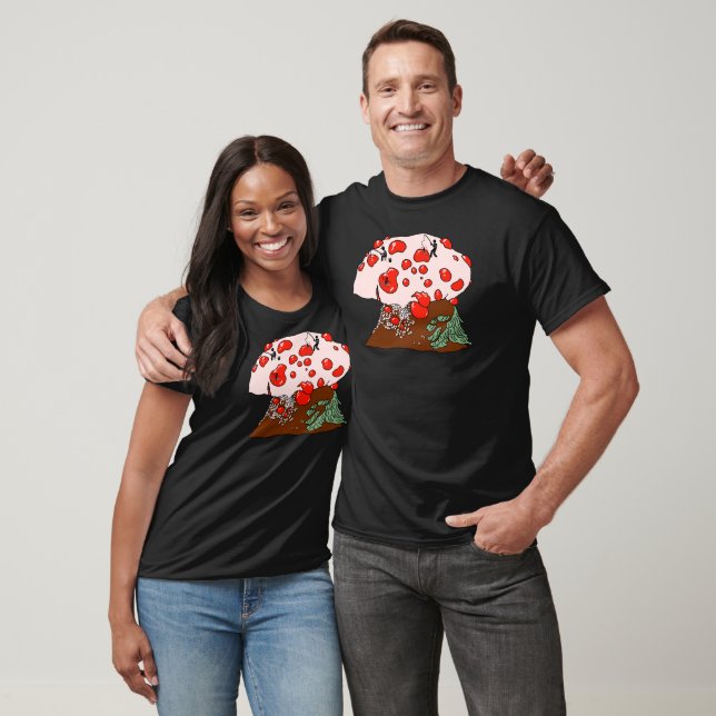Camiseta Pescar en la seta diente sangrante (Unisexo)