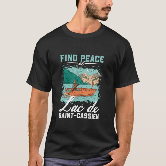 Camiseta Pescar en Lac de Saint-Cassien (Anverso)