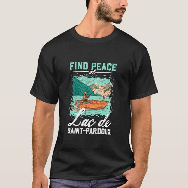 Camiseta Pescar en Lac de Saint-Pardoux (Anverso)