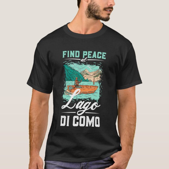 Camiseta Pescar en Lago di Como (Anverso)