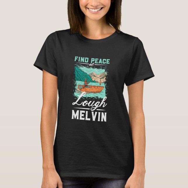 Camiseta Pescar en Lough Melvin (Anverso)
