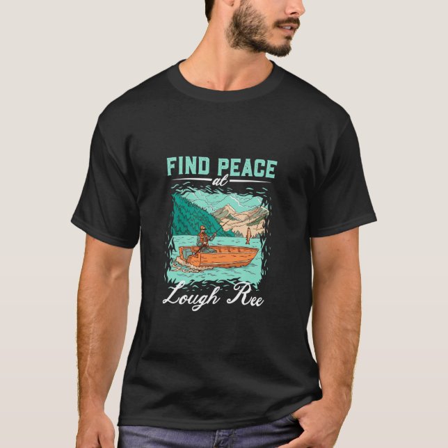 Camiseta Pescar en Lough Ree (Anverso)