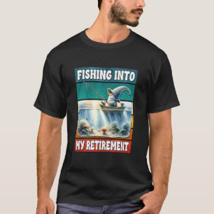 Camiseta Pescar en mi jubilación dicho para pescador jubila