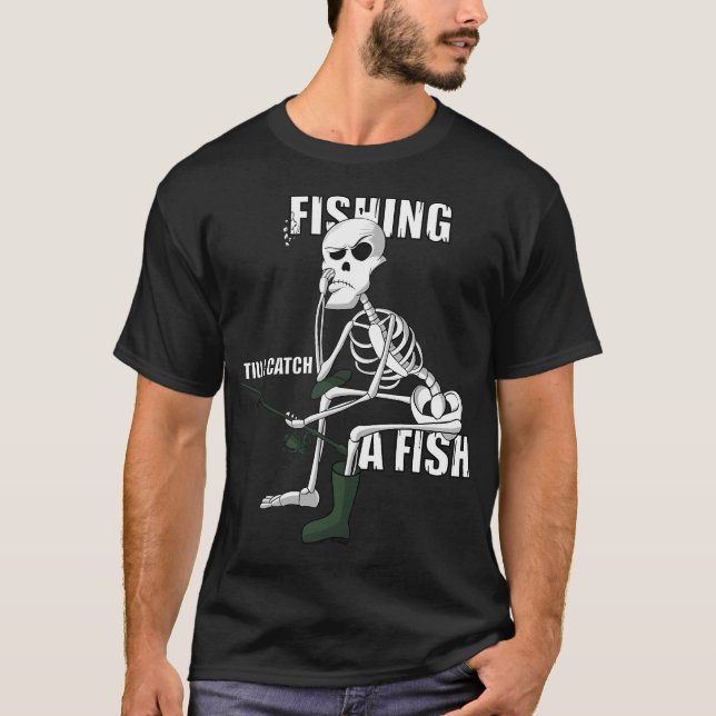 Camiseta Pescar hasta que atrape un pez (Anverso)