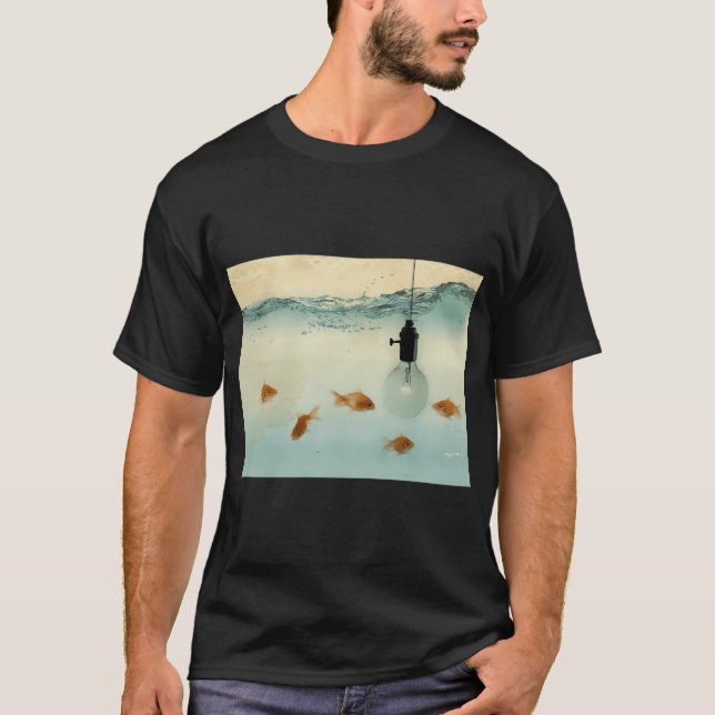 Camiseta pescar ideas (Anverso)