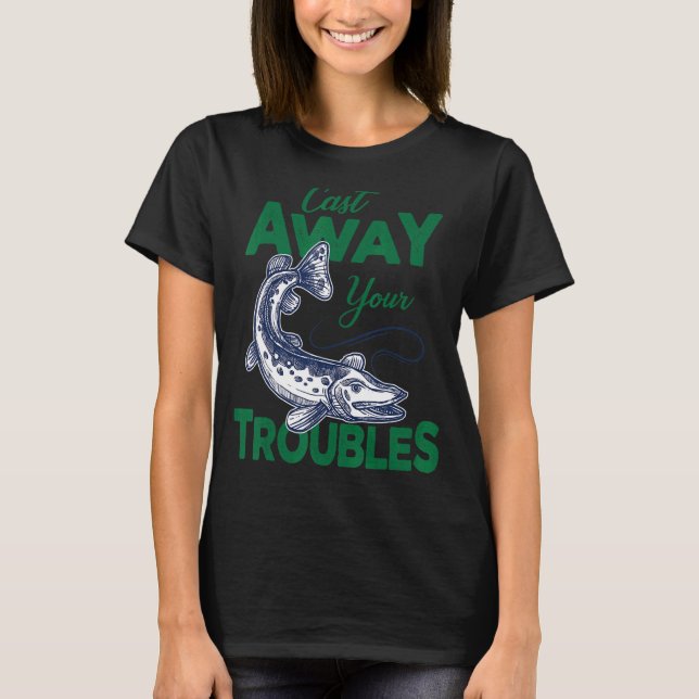 Camiseta Pescar Lucio Deja Tus Problemas (Anverso)