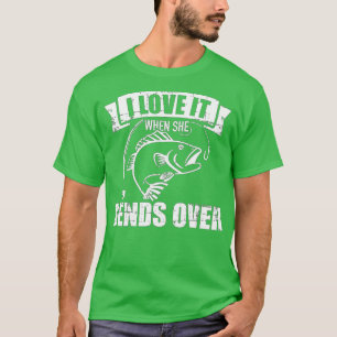 Camiseta Pescar me encanta cuando se dobla