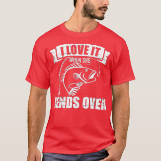 Camiseta Pescar me encanta cuando se dobla