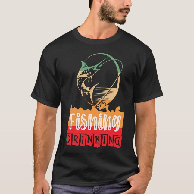 Camiseta pescar o ir a casa (Anverso)