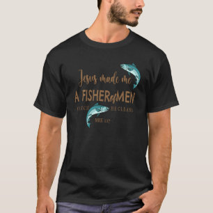 Camiseta Pescar Para Cristo Pescador De Hombres