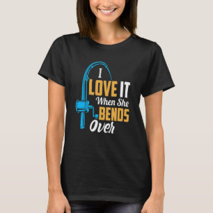 Camiseta Pescar Para Hombres Que Me Encanta Cuando Se Dobla