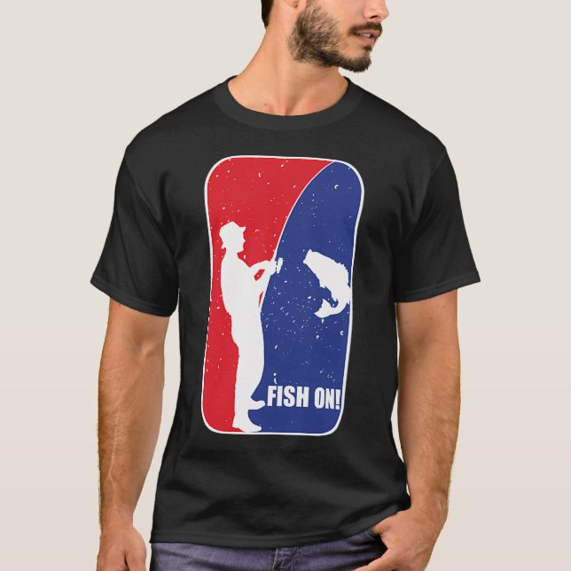 Camiseta Pescar - ¡pesca! (Anverso)