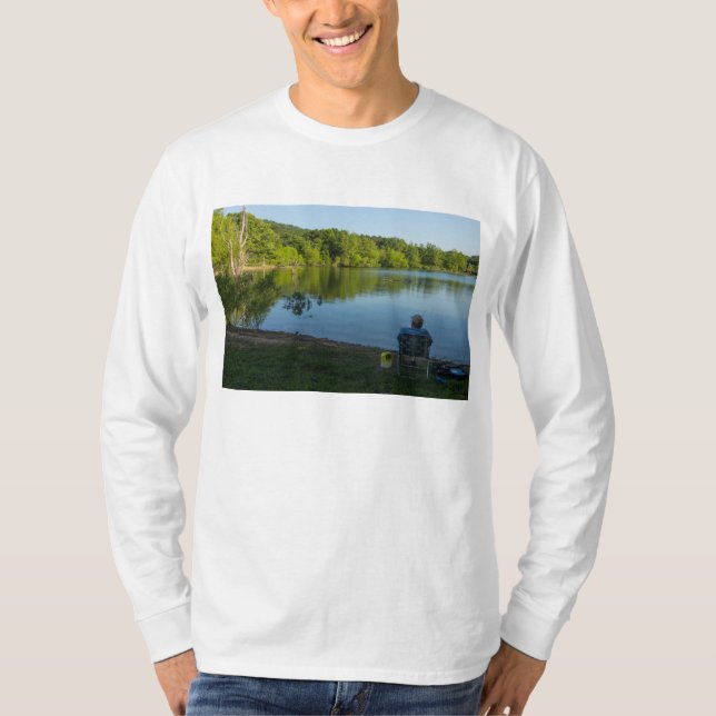 Camiseta Pescar Por La Mañana (Anverso)