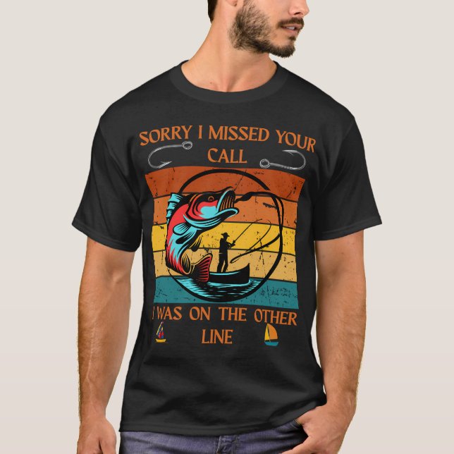 Camiseta Pescar vs Trabajo (Anverso)