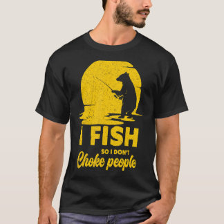 Camiseta Pesco para no ahogar a la gente  Oso pescador
