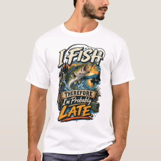 Camiseta Pesco, Por lo Tanto Probablemente Llegue Tarde