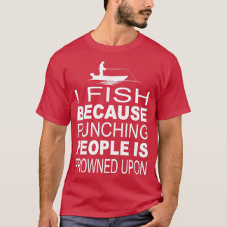 Camiseta Pesco porque golpear a la gente está mal visto