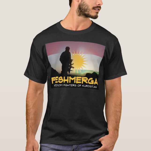 Camiseta Peshmerga - COMBATIENTES de la LIBERTAD de (Anverso)