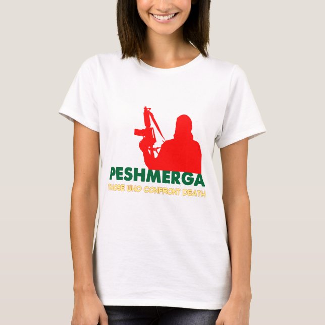 CAMISETA PESHMERHA - ESO EL WHO ENFRENTA MUERTE (Anverso)