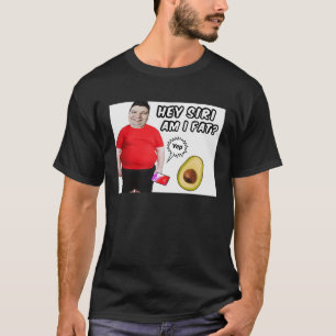 Camiseta Peso Chubby Agua Grasa Nikocado Aguacate Meme Pun