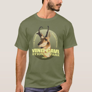 Camiseta PESO de NP de la cueva del viento (Pronghorn)