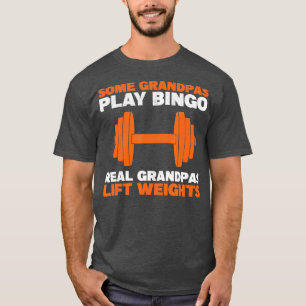 Camiseta Peso del abuelo de la construcción de cuerpos