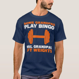 Camiseta Peso del abuelo de la construcción de cuerpos