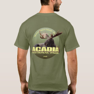 Camiseta PESO del parque nacional del Acadia (alce)