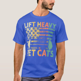 Camiseta Peso del propietario del gato de los gatos Mascota