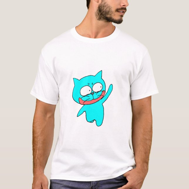 Camiseta Pesoo Crazy Art Cat (Anverso)