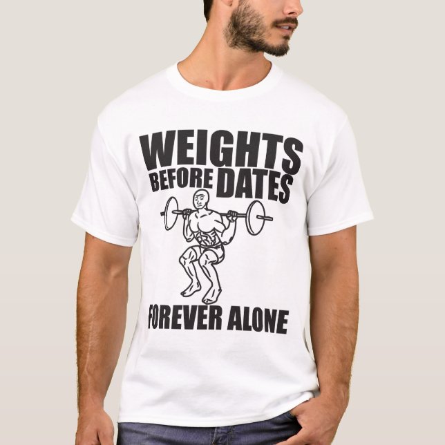Camiseta Pesos antes de fechas - para siempre solamente - (Anverso)